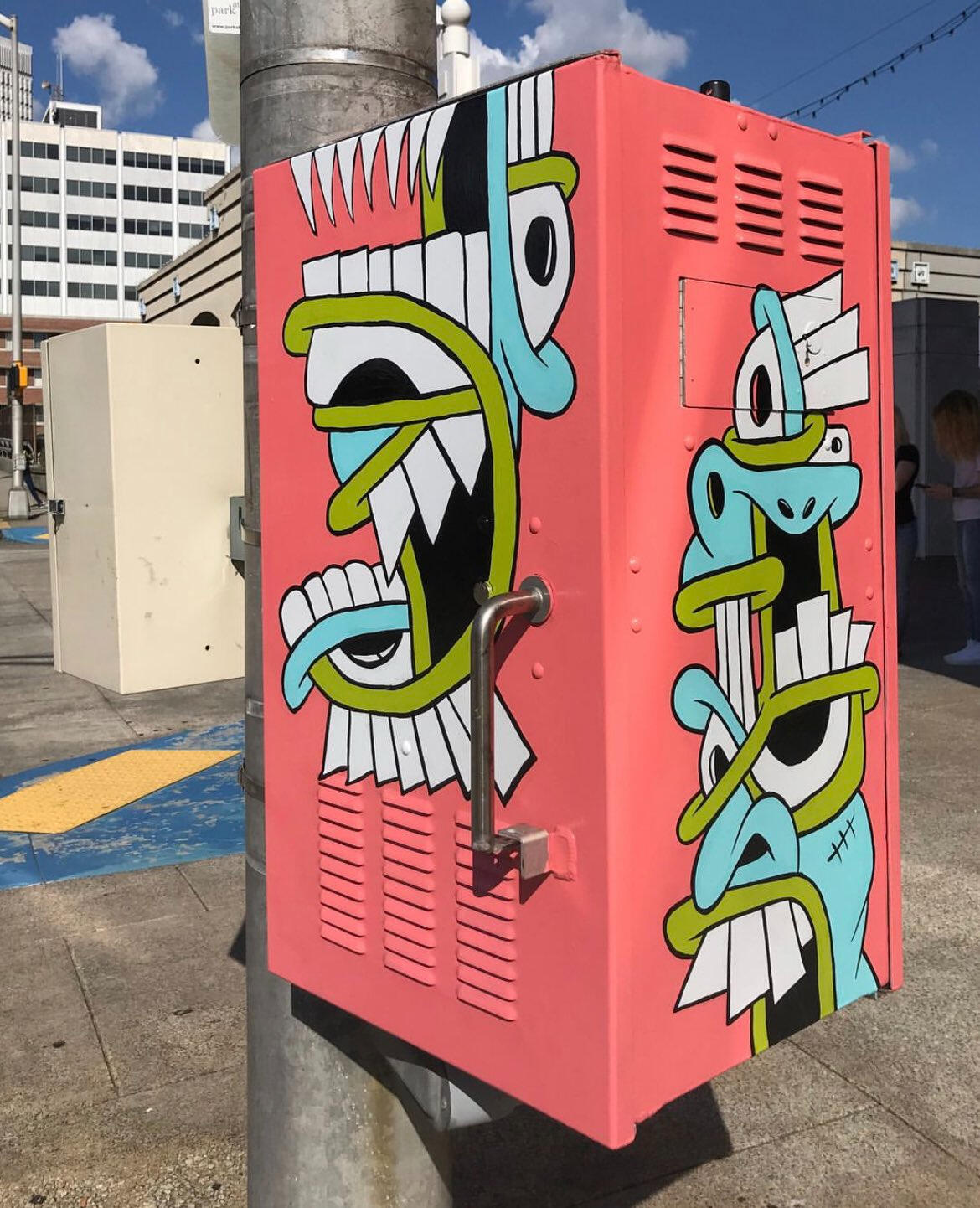 Underground Atlanta Utility Box